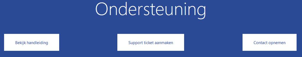 Een support ticket aanmaken Vanaf elke pagina in de support portal kunt u een nieuw ticket aanmaken.