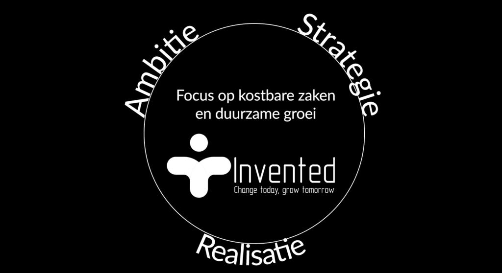 Strategie Vertalen van ambitie naar meetbare resultaten Realisatie Ruimte voor kostbare zaken Ritme en discipline voor scherpe focus Belofte Van