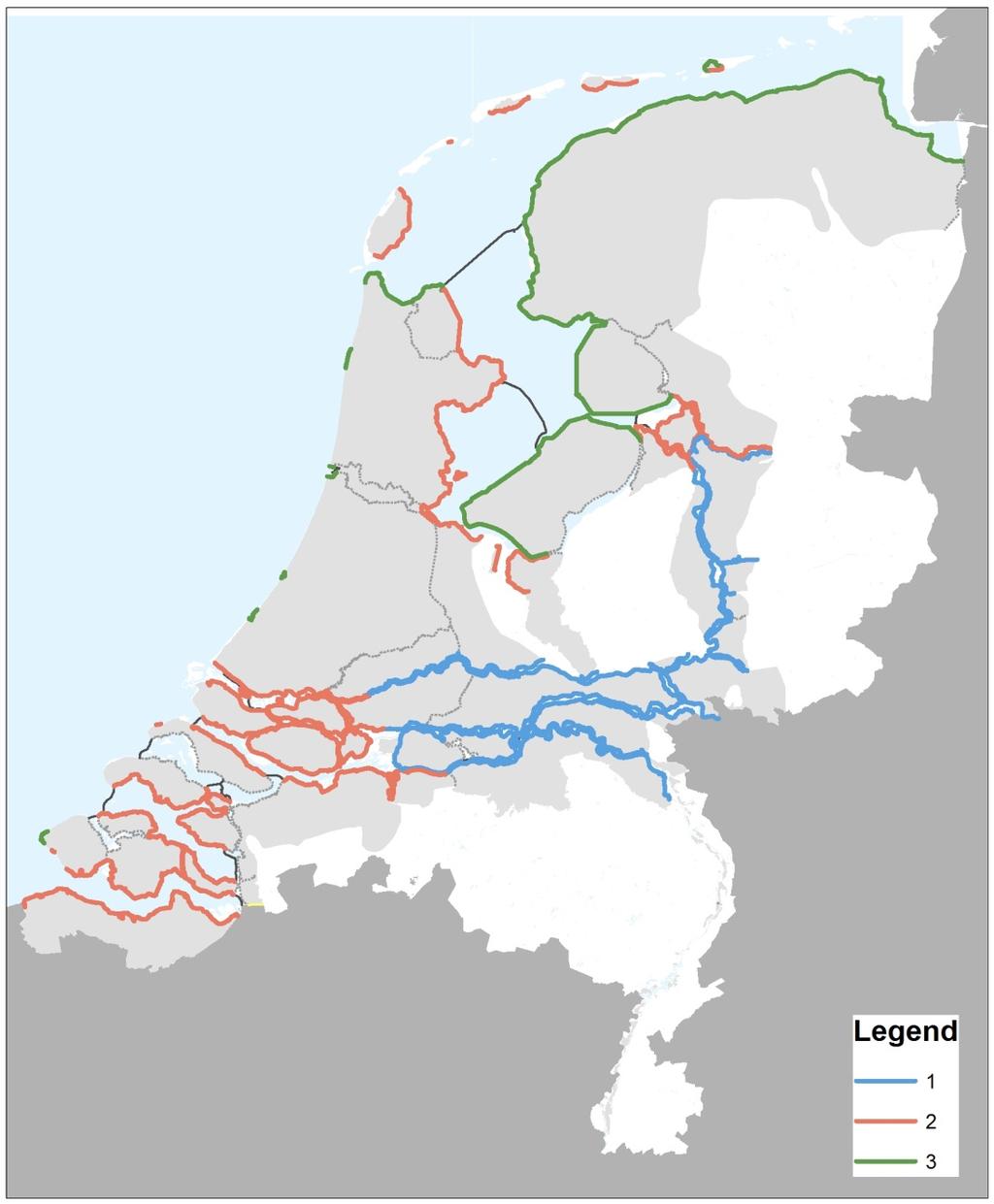 Bijlage B: N-waarden per deelgebied De N-waarde is een maat voor het lengte-effect bij overslag (zie hoofdstuk 2). N-waarde Figuur 2: N-waarden per dijktraject.