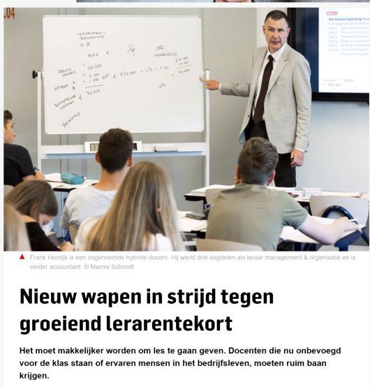 NOODZAAK DOET RARE MAAR OOK LOGISCHE DINGEN MET