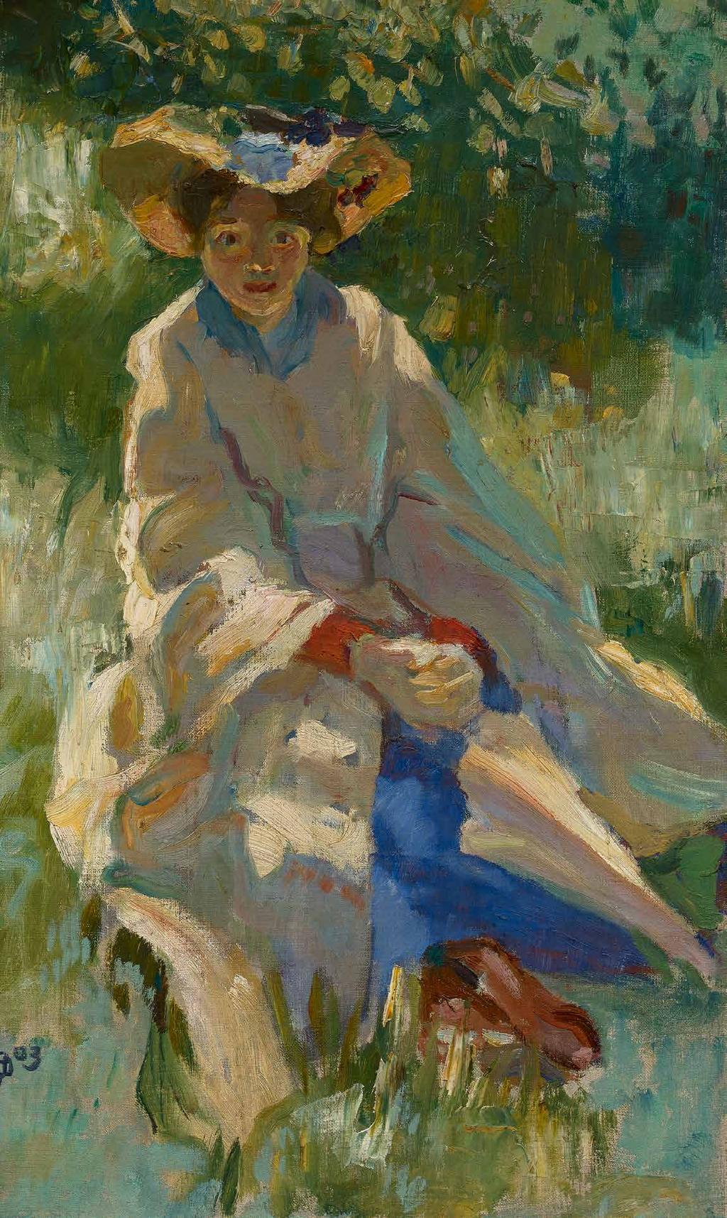 JAN SLUIJTERS (Nederland 1881-1957) Portret van Bertha