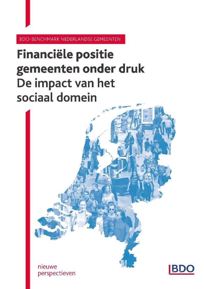 BDO Benchmark Nederlandse Gemeenten Over 2008-2017 voor 388 gemeenten Belangrijkste constateringen: Sociaal domein grootste financiële risico voor de komende jaren Flevoland presteert op alle fronten