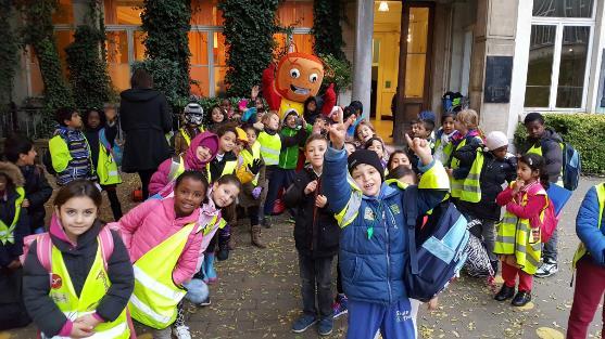 leerling in een basisschool of secundaire school.