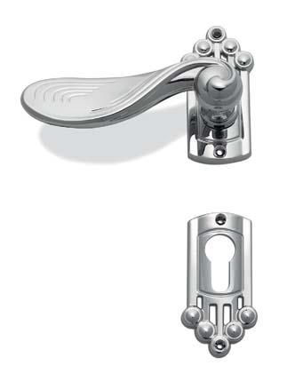 Lever Handles - CASSINA Lever handle sets - ART DECOR Lever handle sets - VICTORIAN Brass