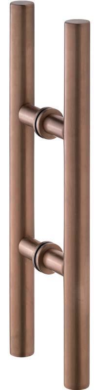 Lever Handles - FSB Lever handle sets Pull handle set Brass bronze coloured Packing: set 900.