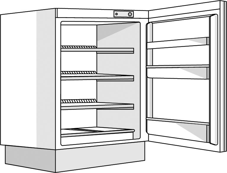 GEBRUIK VAN HET KOELVAK Dit is een automatische koelkast of koelkast met een lagetemperatuurvak van ster. Het ontdooien van het koelvak vindt volledig automatisch plaats.