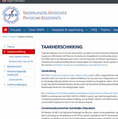 01 Januari Op 25 januari 2018 werd het nieuwste Consensusdocument Taakherschikking Reumatologie getekend op het bureau van de NAPA.