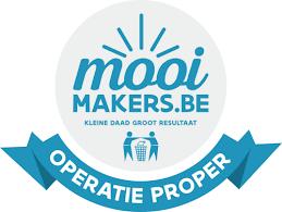 Mooimakers Ja wij hebben mooimakers bij ons op school. Elke speeltijd speuren onze mooimakers naar afval op de speelplaats. De eerste dagen zakken vol!