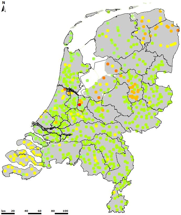 Methode: Nutrienten-Gap Toestand: is er een eutrofiëringsprobleem?