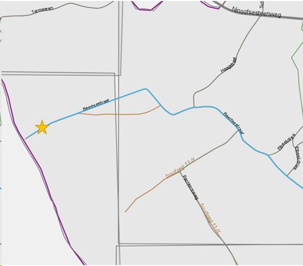 Veiligheidscel stelt voor om de tractorsluis te voorzien op de grens tussen Halle met Pepingen. Voor hulpdiensten is deze locatie duidelijker te communiceren naar de verschillende hulp ploegen toe.