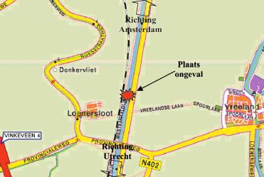 ALGEMENE INFORMATIE OVER HET ONGEVAL Plaats ongeval : Amsterdam-Rijnkanaal kmr.