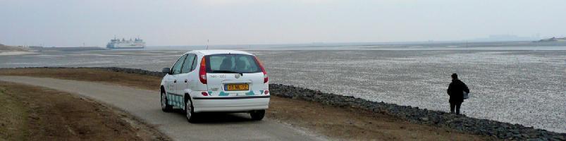 2. Toepassing van MIRA technologie - Breuksteen Eerste metingen met MIRA van met gietasfalt ingegoten breuksteen op Ouwerkerk en Texel (2009/2010), in