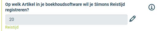 5.3 Hoe stel ik in dat Simon mijn verbruikte reistijd naar Exact stuurt? Indien gewenst, kun je Simple-Simon de reistijd laten boeken in Exact.