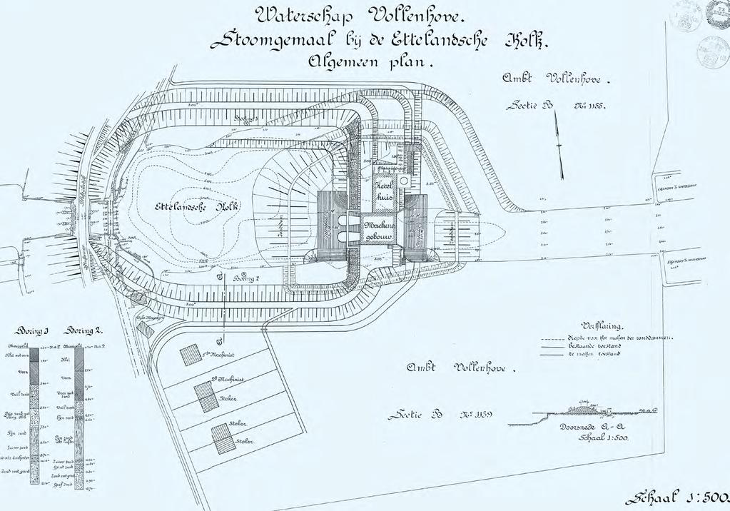 Nadat in 1825 een watersnoodramp Noordwest-Overijssel trof, werd er voor het eerst nagedacht over verbetering van de afwatering.