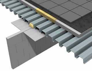 Steenwol tenminste kg/m³, dikte 80 mm. Dakbedekking. 9 9 6 A 6 Wand, cellenbeton dikte minimaal 00 mm. De wand moet het tijdens brand aan één zijde doorhangende dak kunnen dragen.