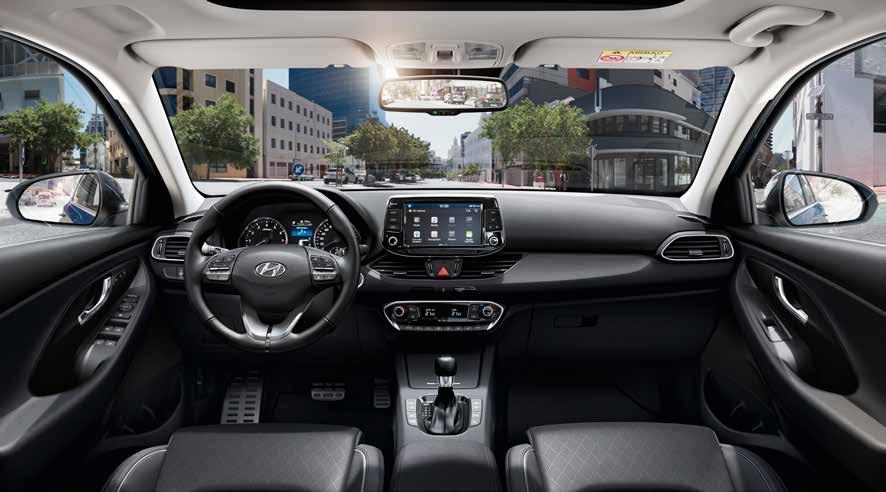 Intuïtieve bediening. De derde generatie Hyundai i30 blinkt uit door zijn vele technische innovaties.