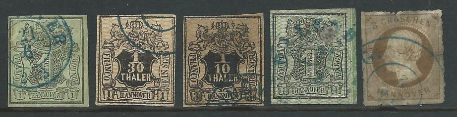 Duitse Bond met een eigen postdienst tot 31-12-1867. Vanaf 1-1-1871 deel uitmakend van het Duitse Rijk.