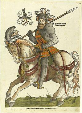 Karel van Gelre wist zich gesteund door zijn veldheer Maarten van Rossum en kon de ongelijke strijd, die bekendstaat onder de naam Gelderse Oorlogen, nog enige tijd volhouden, maar moest uiteindelijk