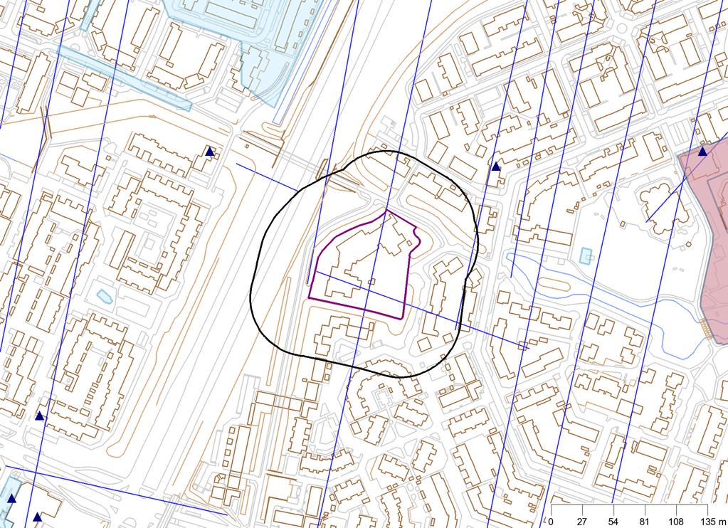 Cimbaalsingel 1 Nieuwegein Bodeminformatie Legenda Geselecteerd perceel 5meter contour Boomgaarden Wegen Bebouwing Oppervlaktewater