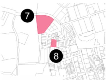 Kaartbeeld: Structuurvisie Wonen Eibergen 2015 Luchtfoto, braakliggende bouwkavels gezien vanaf het noorden 9.
