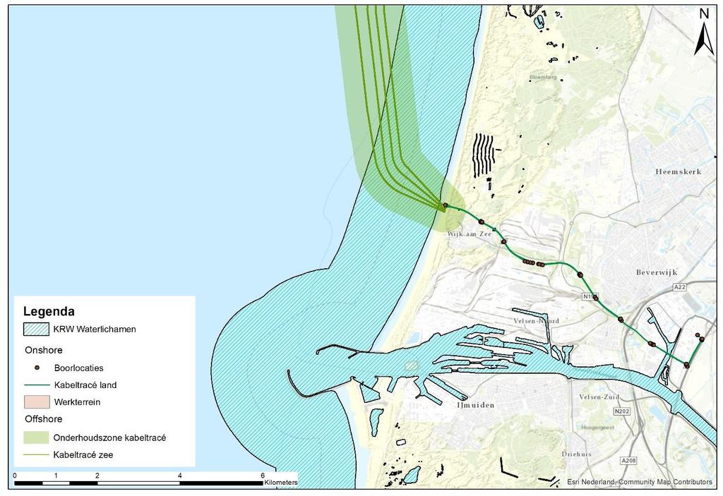 Vastgesteld Inpassingsplan Net op Zee Hollandse Kust (noord) en Hollandse Kust (west Alpha) opgetelde nutriëntenniveaus van nitraat, ammonium en nitriet) van de Hollandse Kust.