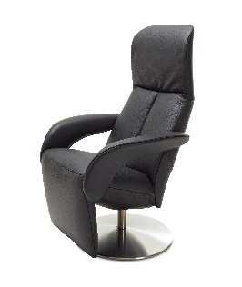 995 Stressless Sunrise & poef M, Classic base 06 Walnut, leder Paloma Chestnut 2.243-25% 1.