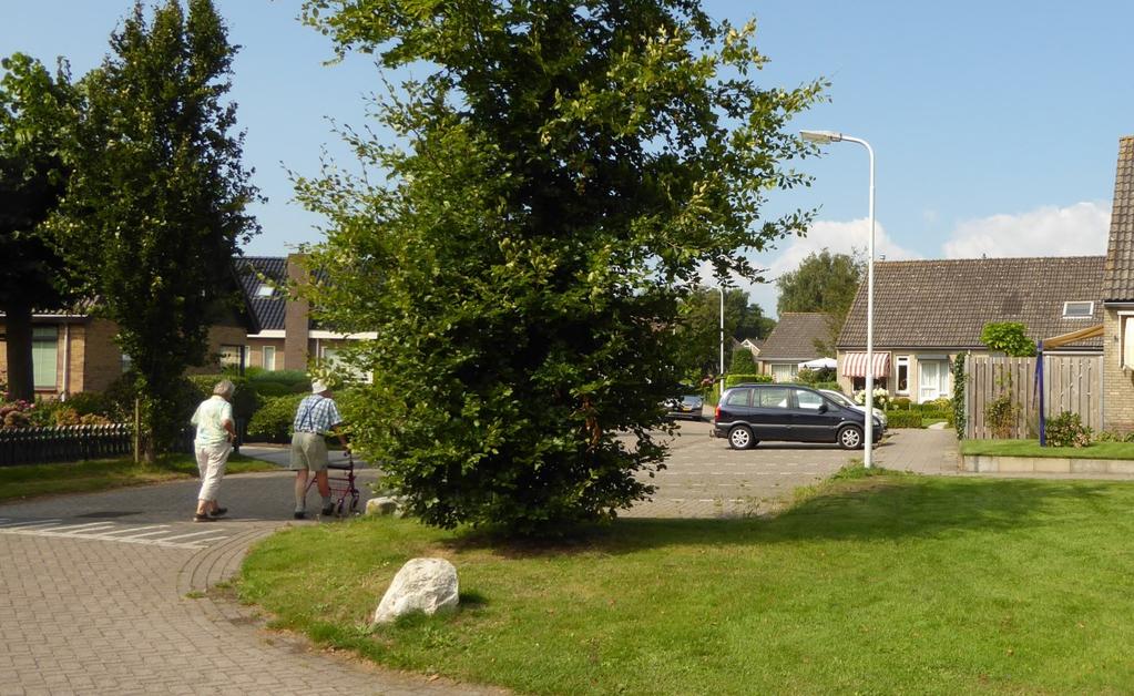 Trottoirs en looproutes in Oudemirdum geschikt voor gebruikers rollator?