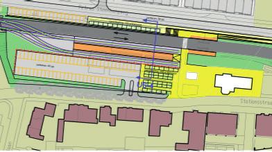 Eén van de conclusies uit het onderzoek is dat een eindpunt bij de N201 tot gevolg heeft dat het busstation van Uithoorn verplaatst moet worden naar dit eindpunt aan de rand van de bebouwing.