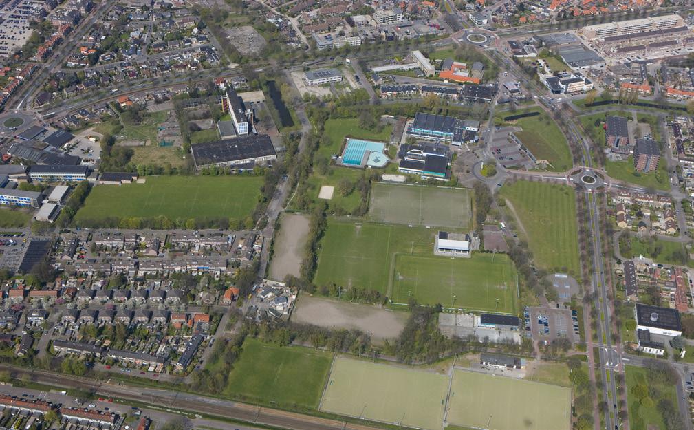 Het plangebied vormde ooit de groene ruimte tussen de oude binnenstad en de eerste grote stadsuitbreiding van Harderwijk ten zuiden van het spoor; Tweelingstad.