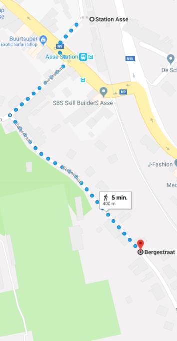 (gratis) Routebeschrijving: klik hier parking Boekfos (650 meter van inkom, 8 minuten te voet van Waalborrecomplex) +- 150 parkeerplaatsen (gratis)