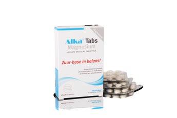 Alka Tabs Magnesium Fit de dag in Alka Tabs Original Help Moeder Natuur een handje Deze basische tabletten voegen magnesium,