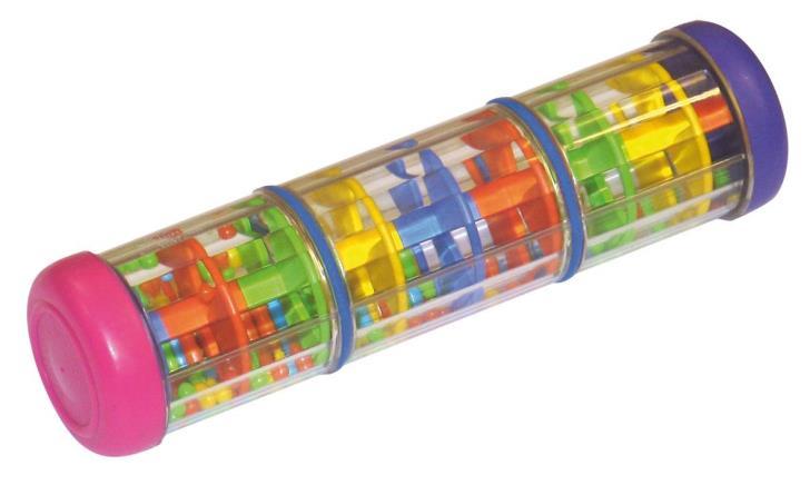 Mini Rainstick 17241140 Kleuren afhankelijk van de voorraad Het licht wordt gevangen door de bewegende kraaltjes zodat een weerspiegeling ontstaat.