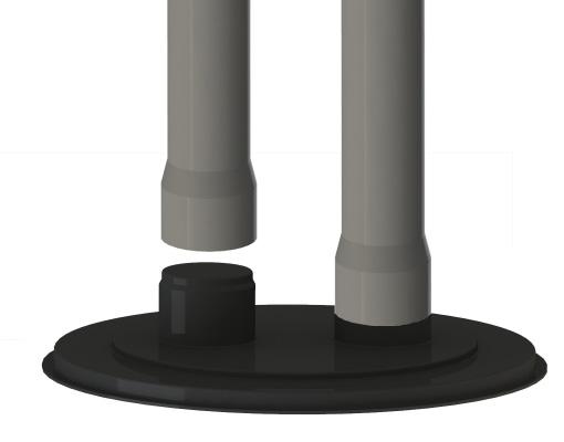 Montage stappenplan 1.5 1. NL: Het Trident 1.650 Varitank filter kan toegepast worden op Flatline-, betonnenen Blueline regenwater tanks van GEP.