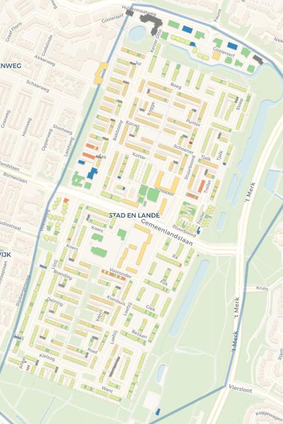 Stad & Lande Veelal uit sociale huur en