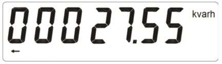 XX Totaal reactief decimaal of 6 bit of vermogen integer, 1 bit 2 XXXXXX.