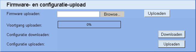 Controleer voordat u met het uploaden van de firmware begint of u het juiste bestand hebt geselecteerd voor het uploaden!
