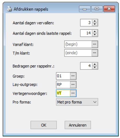 4.1. HET AFDRUKKEN Eigenlijk dezelfde menuopties als bij het raadplegen, maar dan naar de printer toe.