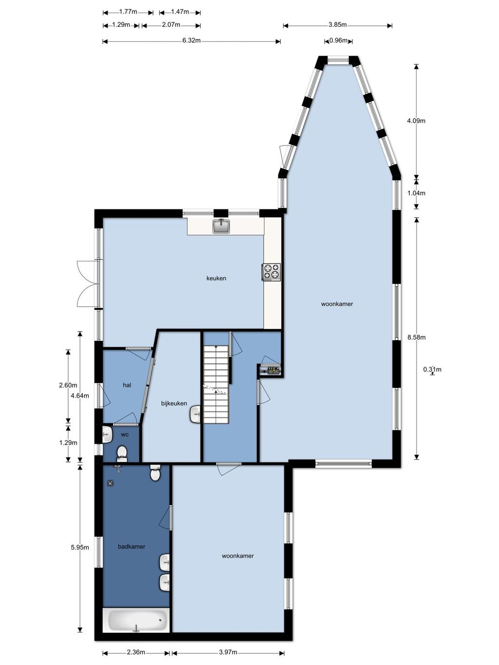 Plattegrond Begane grond