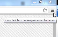 Kies daarna in het uitklapmenu Over Google Chrome.