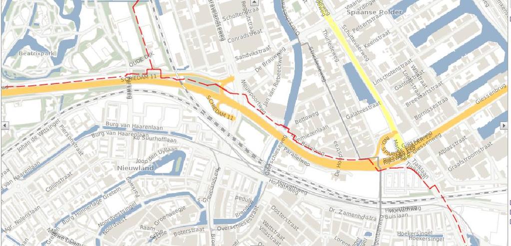 4.1.1 Plaatsgebonden risico In de Referentiesituatie treden in vergelijking met de huidige situatie geen wijzingen op aan zowel de spoorbaan als buisleidingen met gevaarlijke stoffen.