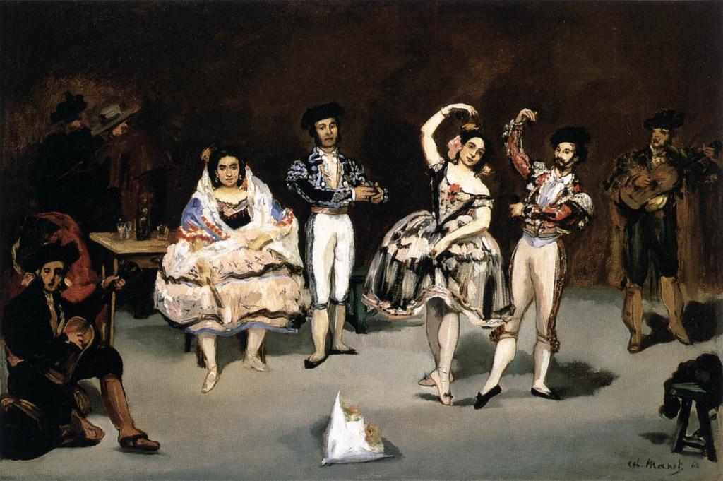 Spanish Ballet 1862 Oil on canvas, 61