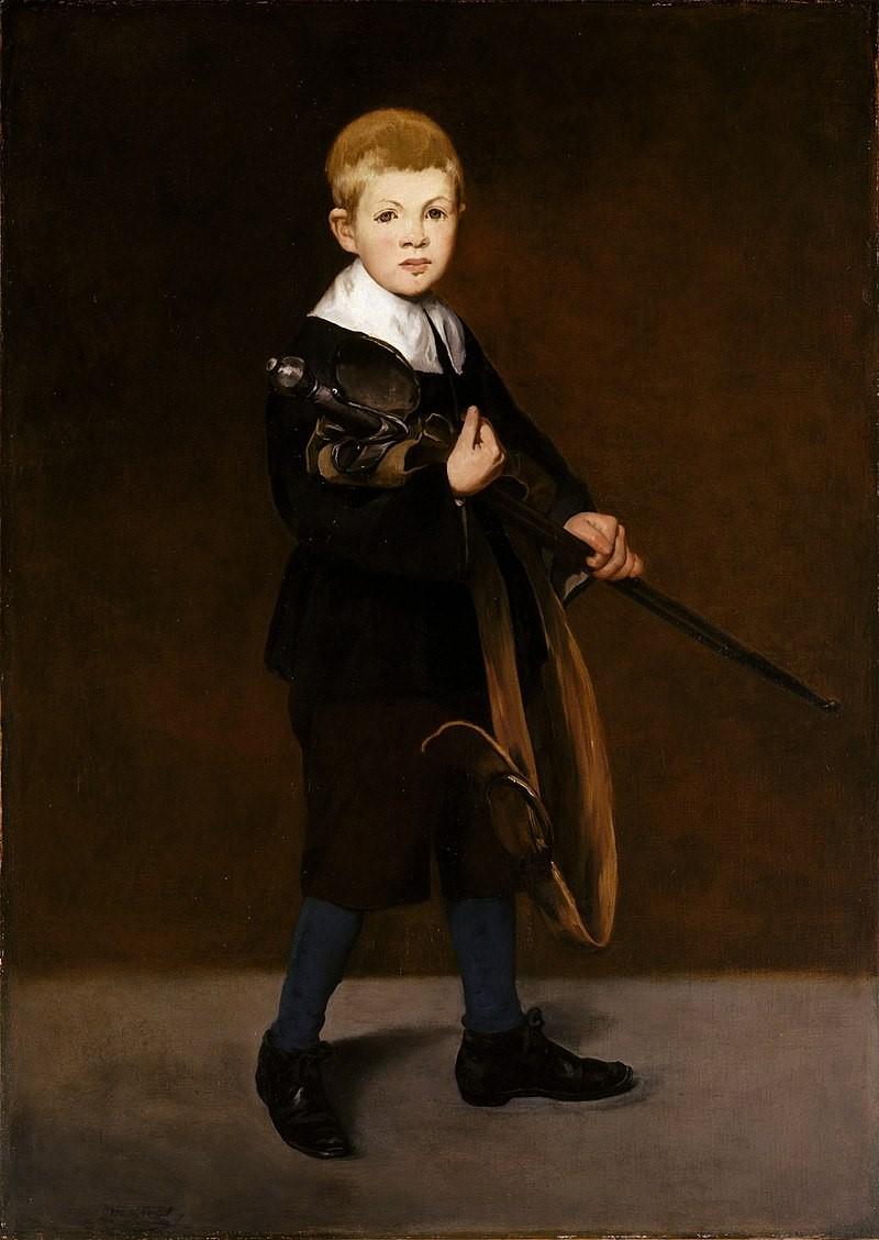Jongetje die een zwaard draagt 1861 Medium Oil on canvas Dimensions 131.