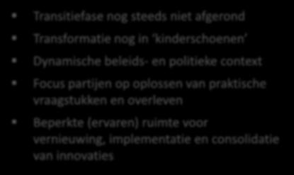 iedereen gericht is op innovatie en verbetering van zorg Commitment van alle Friese gemeenten Nieuwe werkplaats