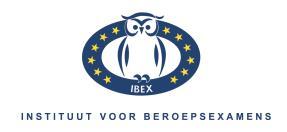 IBEX EXAMENREGLEMENT CERTIFICATIE VAN VAKBEKWAAMHEID Voor IECEX