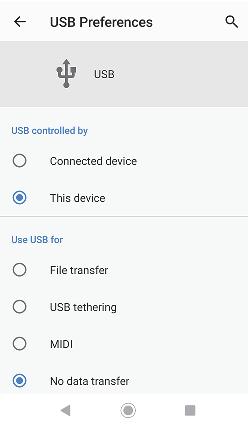 Gebruik alleen de USB Type-C-kabel die met uw apparaat is meegeleverd en zorg ervoor dat deze correct is aangesloten op het apparaat en de computer.