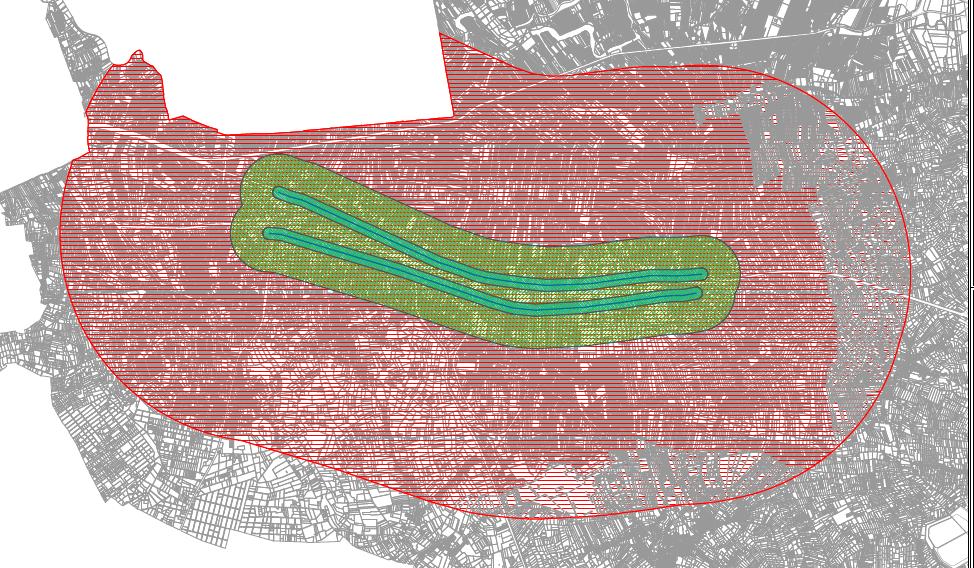 Stap 5: ruimtelijke vertaling Eeklo-Maldegem, lineaire opstelling N49-Hoogspanningslijn