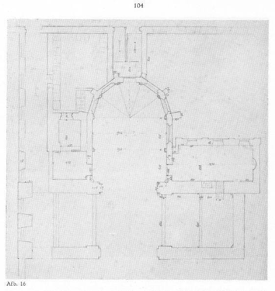 Uit rolduc 1843-1945 zie brandkast en trap in oude sacristie [liggen vloer sacristie en koor toch op gelijke hoogte?