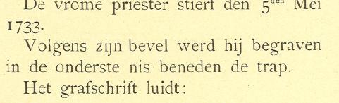 Uit Rolduc in Woord en Beeld; begrafenissen van