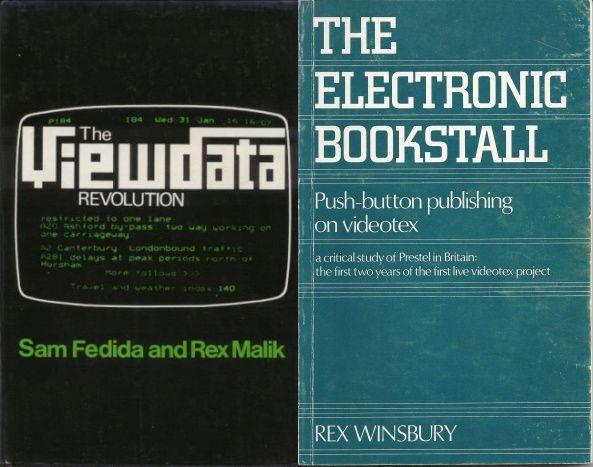 Omslagen van Viewdata Revolution en The Electronic Bookstall (Collectie Jak Boumans) Na de Firato Na de Firato besloot de NOS om te gaan experimenteren met de officiële televisiedienst Teletekst.