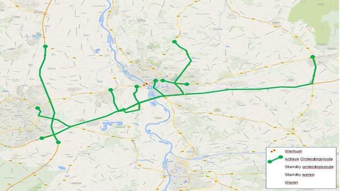 Voor het auto- motor en vrachtverkeer heeft de afsluiting natuurlijk gevolgen. Om de hinder te beperken is in de 2 e helft van 2014 een traject ingezet geheten Gebieds Gericht Benutten (GGB Traject).